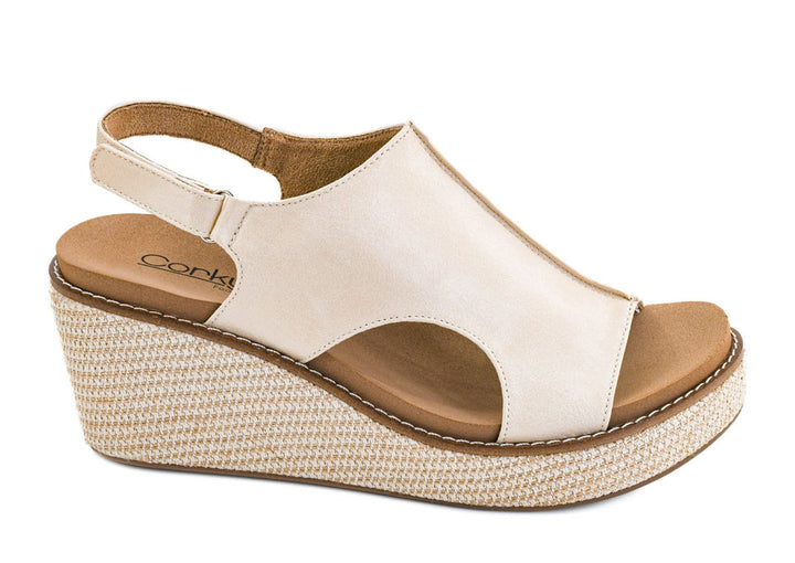 PRESALE: Corky's Ecru Carley Sandals - Macoma Boutique302 Wedges & Heels