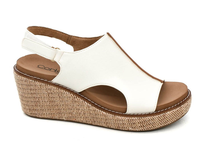 PRESALE: Corky's Ivory 2 Carley Sandals - Macoma Boutique302 Wedges & Heels