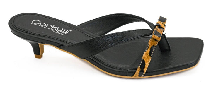 PRESALE: Corky's Leopard Black Combo Dainty Heels - Macoma Boutique304 Sandals