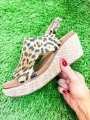 Presale: Corky's Leopard Carley Sandals - Macoma Boutique302 Wedges & Heels