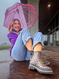 Corky's Leopard Drip Boots