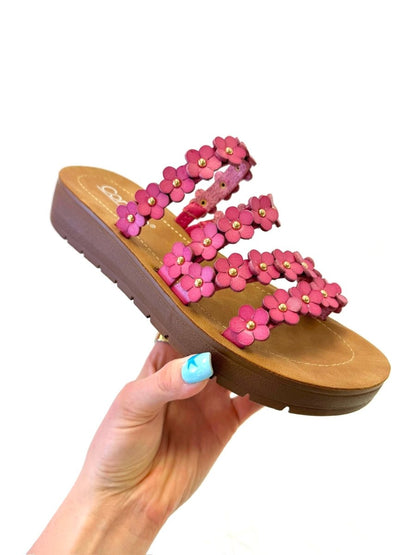 PRESALE: Corky's Pink Garden Party Sandals - Macoma Boutique304 Sandals