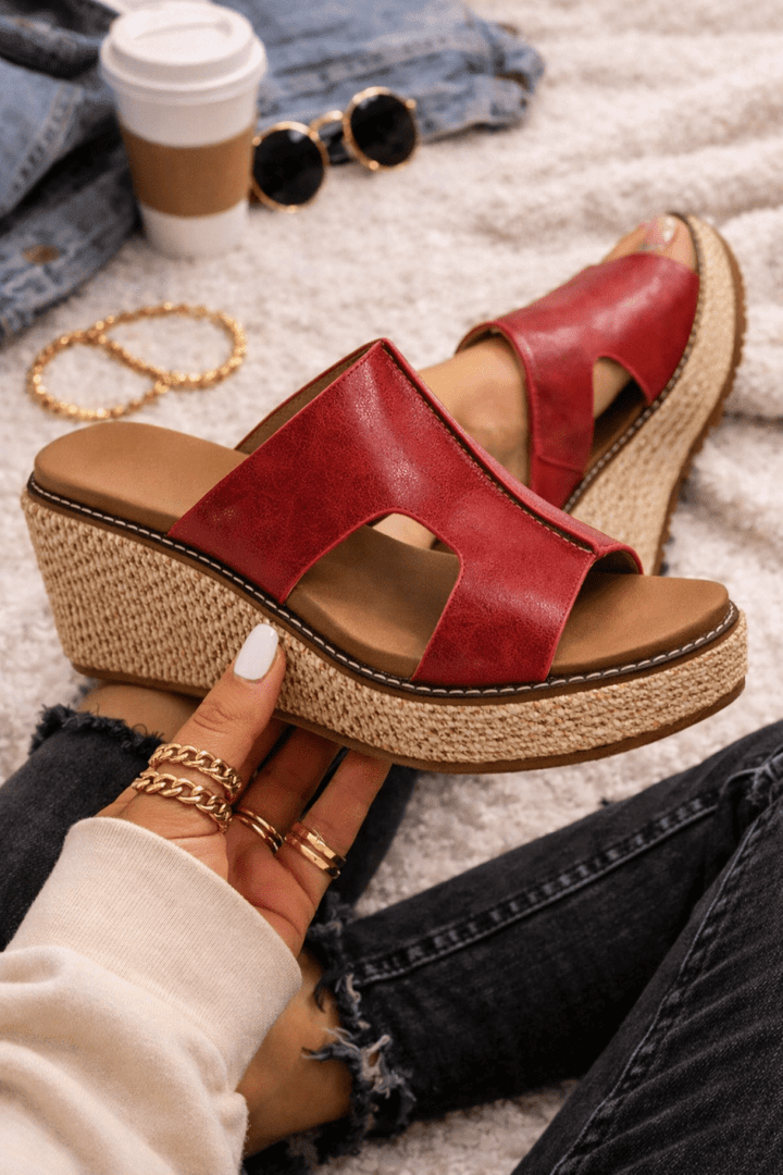 PRESALE: Corky's Red Kiss N Tell Wedges - Macoma Boutique302 Wedges & Heels