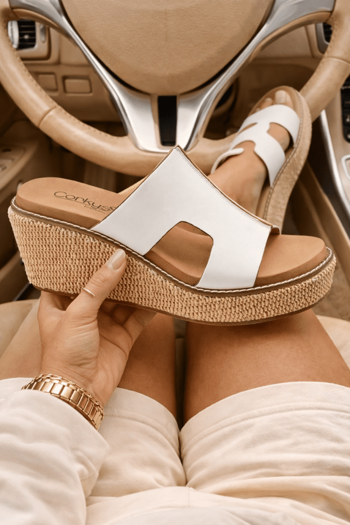 PRESALE: Corky's White Kiss N Tell Wedges - Macoma Boutique302 Wedges & Heels
