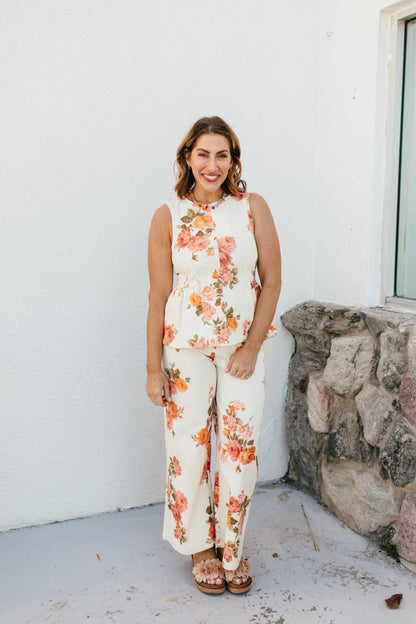 Pretty In Petals Pants - Macoma Boutique210 Other Bottoms