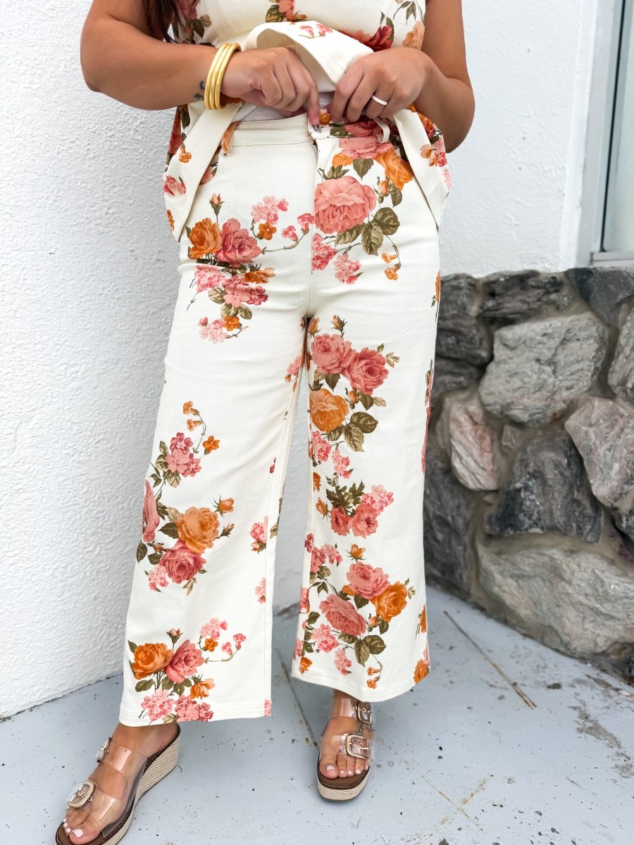 Pretty In Petals Pants - Macoma Boutique210 Other Bottoms