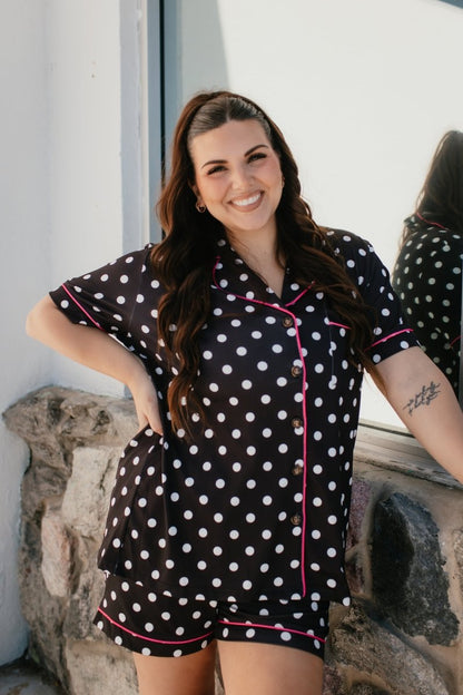 Pretty In Polkadots Lounge Set - Macoma Boutique290 Loungewear/Sets