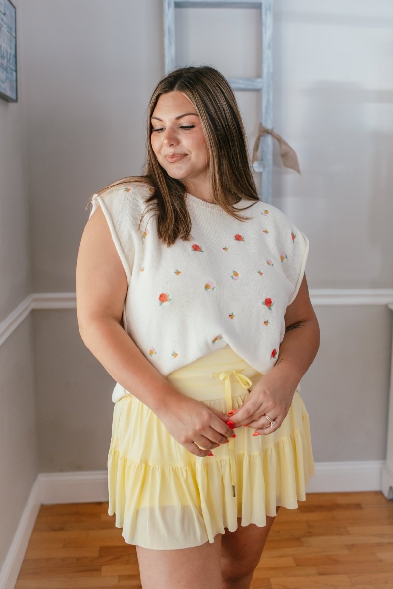 Pretty Little Thing Skirt In Yellow - Macoma Boutique200 Skirts