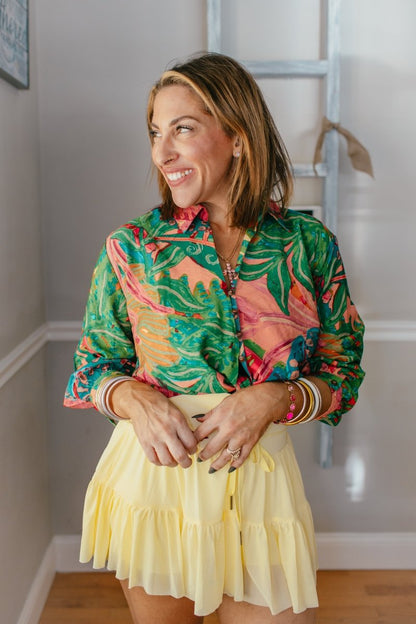 Pretty Little Thing Skirt In Yellow - Macoma Boutique200 Skirts