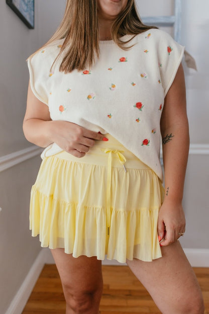 Pretty Little Thing Skirt In Yellow - Macoma Boutique200 Skirts