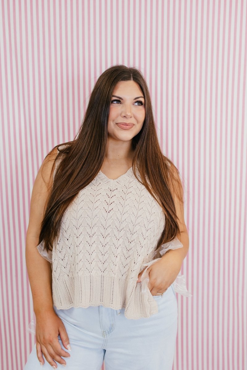 Pretty Moment Top - Macoma Boutique110 Tanks