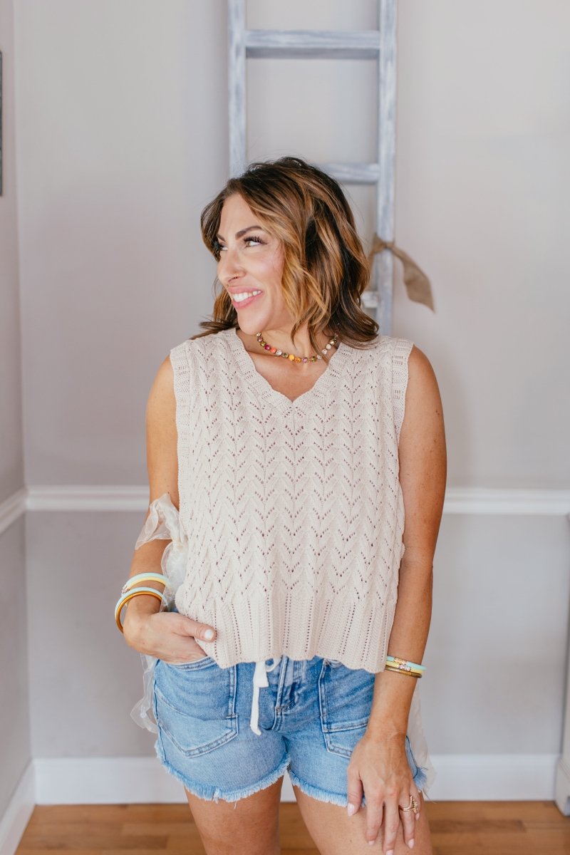 Pretty Moment Top - Macoma Boutique110 Tanks