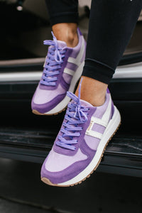 Purple Retro Rush Sneakers FINAL SALE