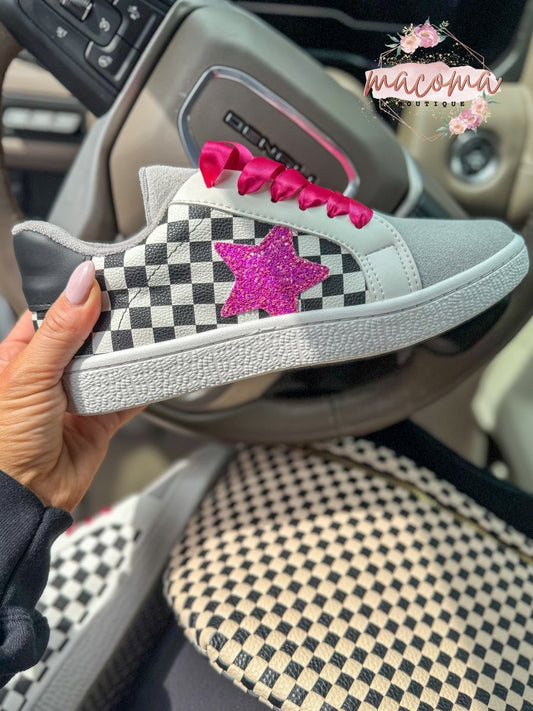 Race Day Rebel Sneakers - FINAL SALE - Macoma Boutique555 Presales