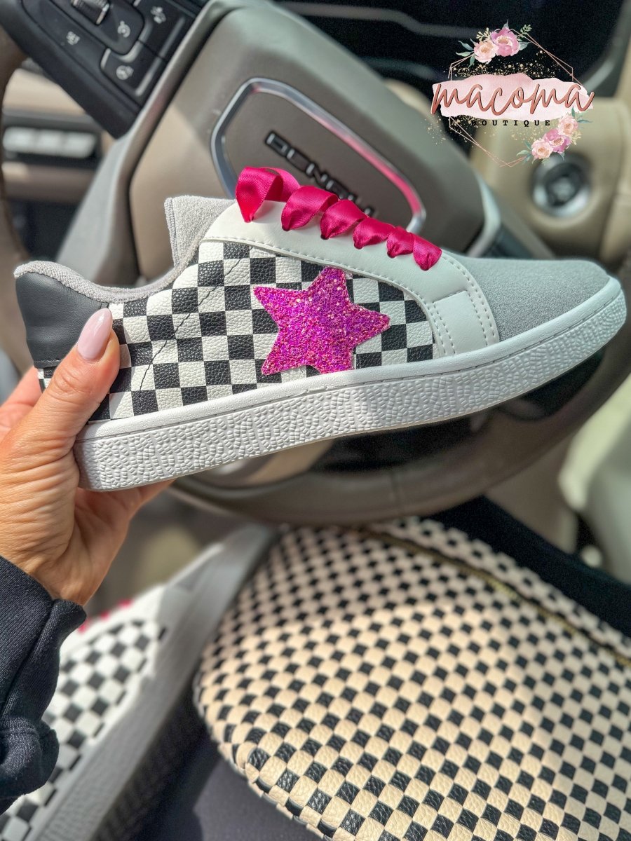 Race Day Rebel Sneakers - FINAL SALE - Macoma Boutique555 Presales