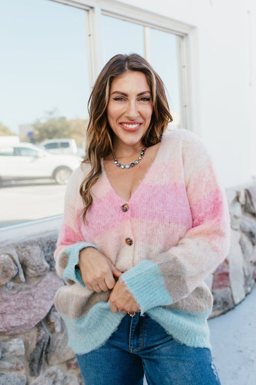 Rainbow Haze Cardigan - Macoma Boutique130 Sweaters