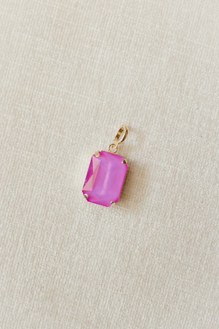 Rectangular Charm in Bright Unicorn - Macoma Boutique315 Jewelry