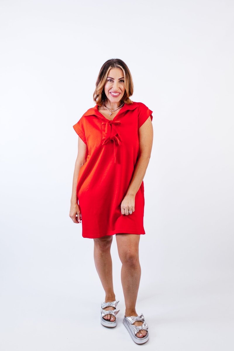 Red Alert Dress- FINAL SALE