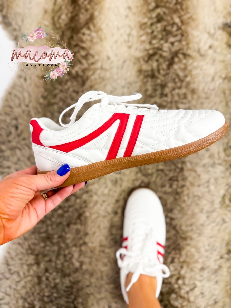 Red Great Sneakers - Macoma Boutique