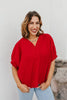 Red Hot Top - Macoma Boutique100 Short Sleeve