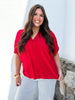 Red Hot Top - Macoma Boutique100 Short Sleeve