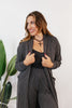 Ribbed & Ready Lounge Set In Black - Reg & Curvy - Macoma Boutique290 Loungewear/Sets