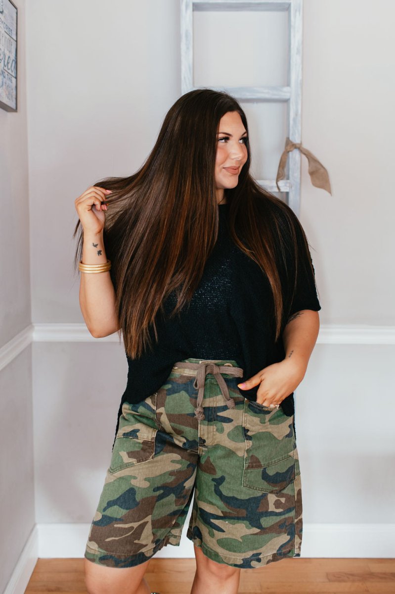 Risen Adventure Ready Bermuda Shorts - Reg & Curvy - Macoma Boutique180 Shorts