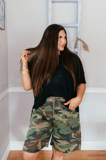 Risen Adventure Ready Bermuda Shorts - Reg & Curvy - Macoma Boutique180 Shorts