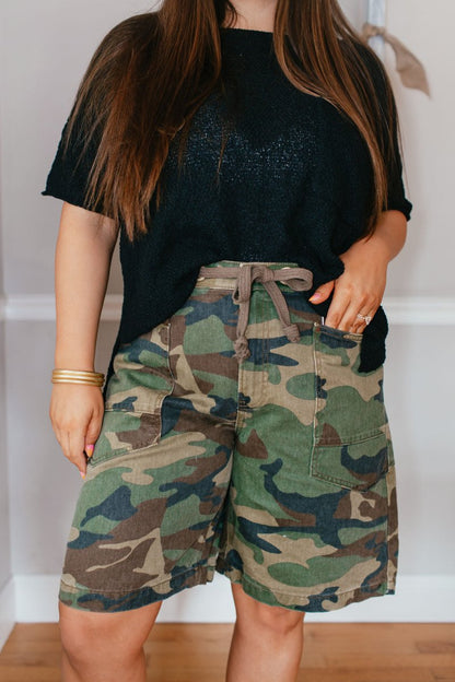 Risen Adventure Ready Bermuda Shorts - Reg & Curvy - Macoma Boutique180 Shorts