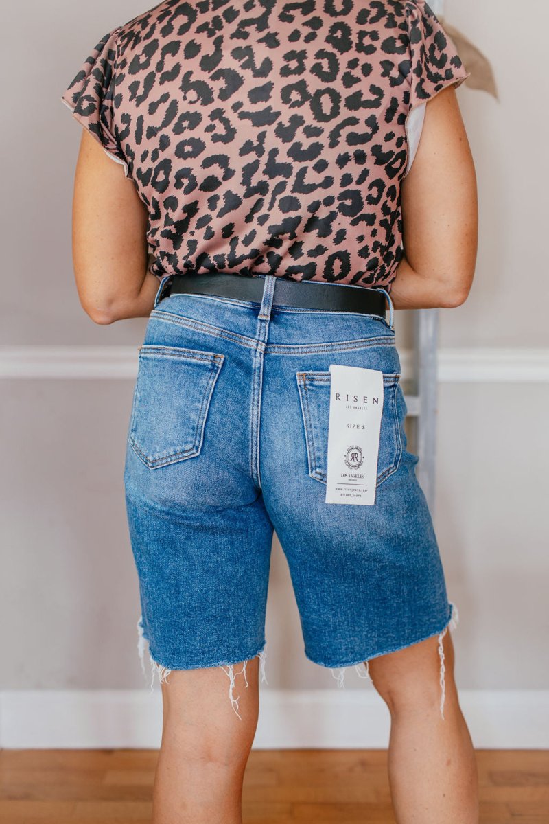 Risen Easy Edge Tummy Control Bermuda Shorts - Reg & Curvy - Macoma Boutique180 Shorts