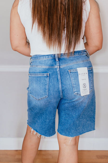 Risen Easy Edge Tummy Control Bermuda Shorts - Reg & Curvy - Macoma Boutique180 Shorts