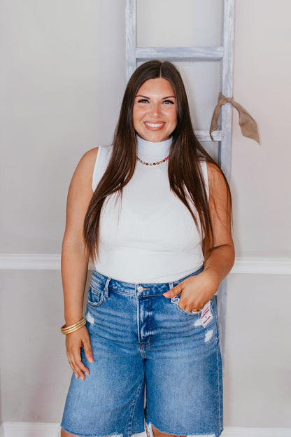 Risen Easy Edge Tummy Control Bermuda Shorts - Reg & Curvy - Macoma Boutique180 Shorts