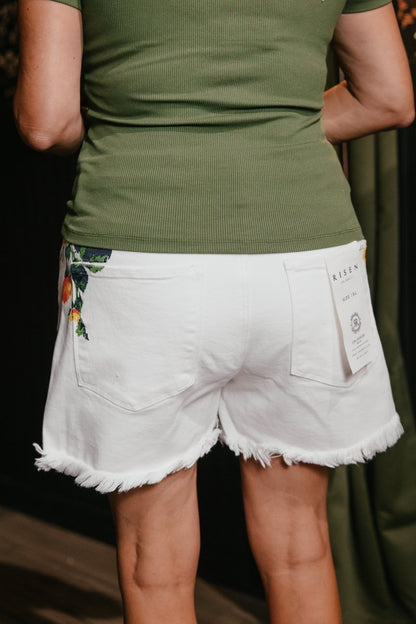 Risen Floral Crush Tummy Control Shorts - Reg & Curvy - Macoma Boutique180 Shorts