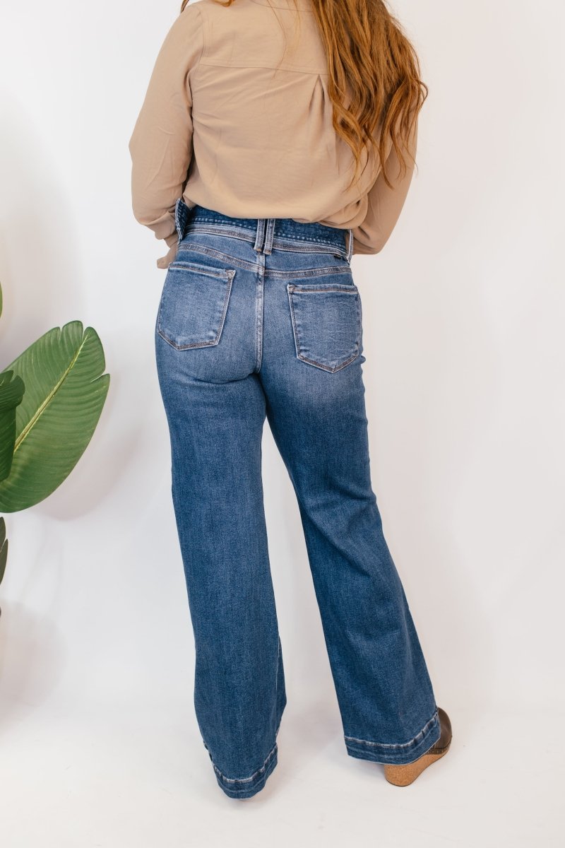 Risen Sculpt & Slay Tummy Control Jeans - Reg & Curvy - Macoma Boutique170 Denim
