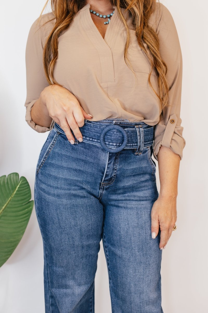 Risen Sculpt & Slay Tummy Control Jeans - Reg & Curvy - Macoma Boutique170 Denim