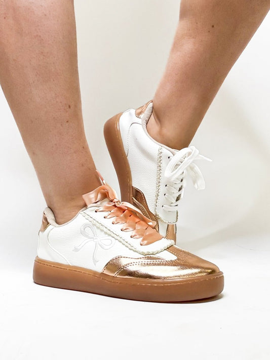 Rose Gold Jessie 2 Sneakers - Macoma Boutique301 Sneakers
