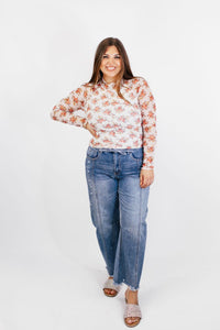 Rose Mirage Top - Reg/Curvy- FINAL SALE