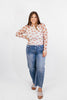 Rose Mirage Top - Reg/Curvy - FINAL SALE - Macoma Boutique120 Long Sleeve