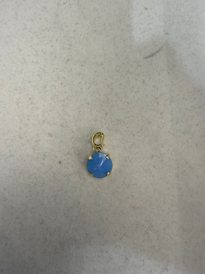 Round Charm 10MM in Blue Mist - Macoma Boutique315 Jewelry