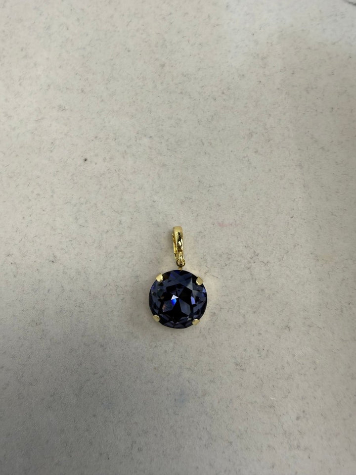 Round Charm 12MM in Twilight - Macoma Boutique315 Jewelry