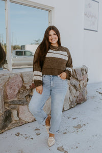 Rustic Bloom Top In Olive