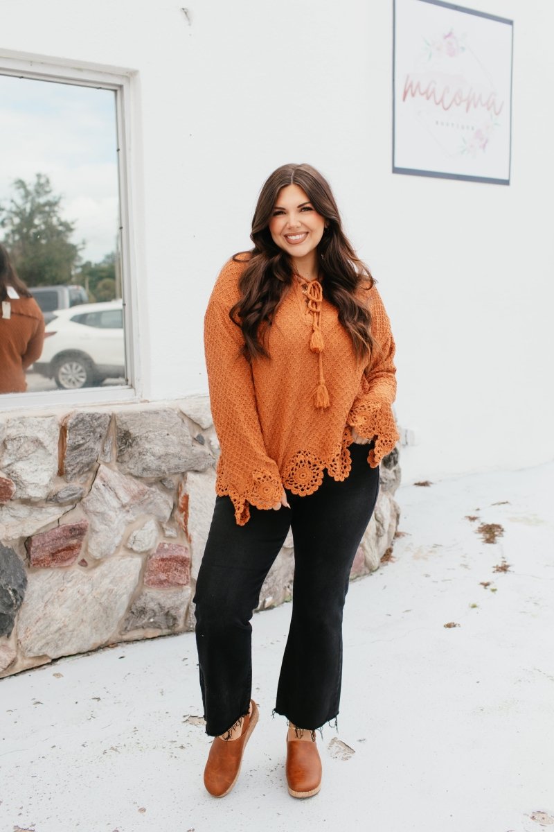 Rustic Romance Top - Macoma Boutique120 Long Sleeve