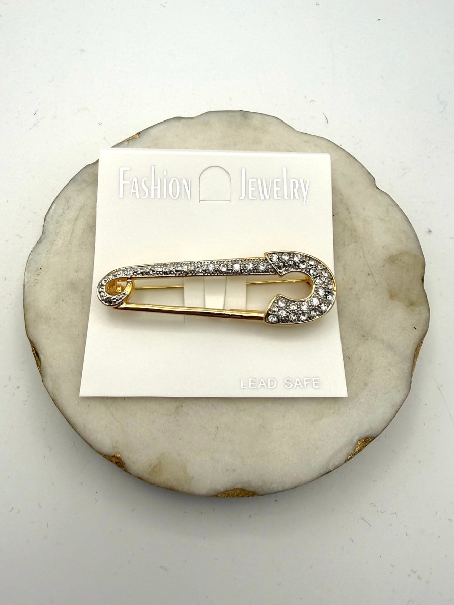 Safety Pin Brooch - Macoma Boutique310 Accessories