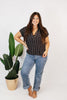 Sail Away Stripe Top - FINAL SALE - Macoma Boutique100 Short Sleeve