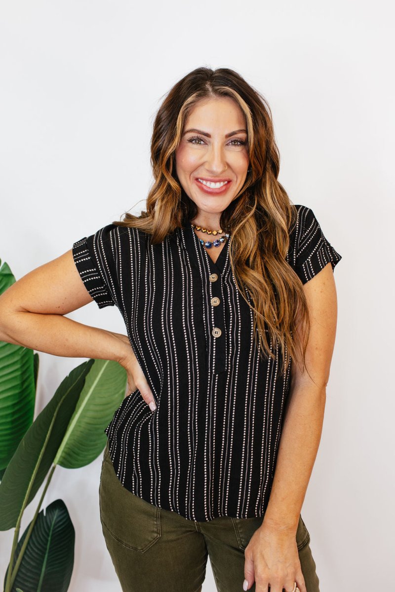 BLACK FRIDAY DEAL:Sail Away Stripe Top-FINAL SALE