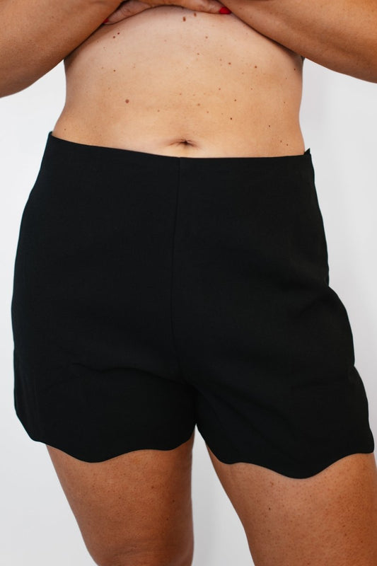 Scallop Sweetie Shorts - FINAL SALE - Macoma Boutique180 Shorts