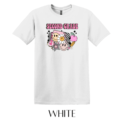 Second Grade Graphic Tee - FINAL SALE - Macoma Boutique555 Presales