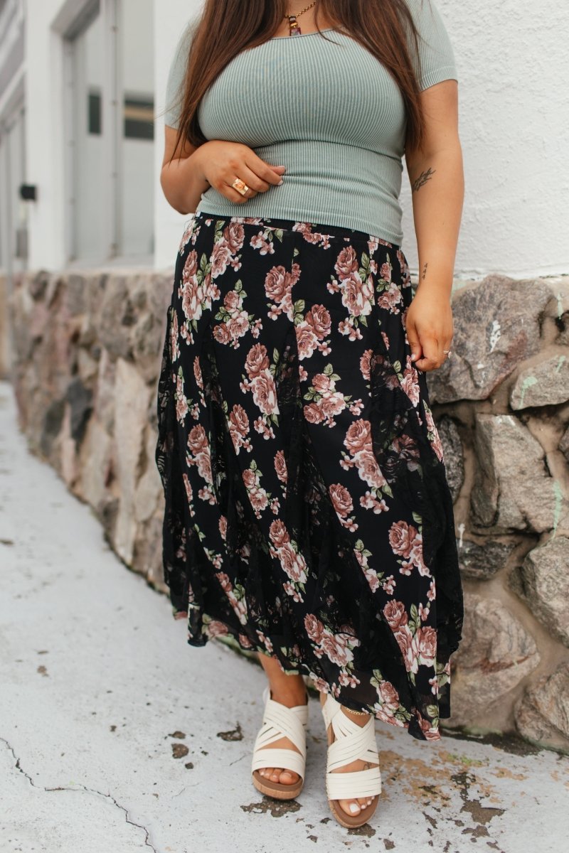 Secret Garden Maxi Skirt - Macoma Boutique200 Skirts