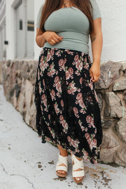 Secret Garden Maxi Skirt - Macoma Boutique200 Skirts