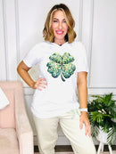 Shake Your Shamrocks V - Neck Graphic Tee - FINAL SALE - Macoma Boutique555 Presales